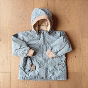 Mini A Ture Light Blue Jacket with Star Detail